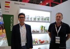Diego Calderón y Jesús Aragón, de la empresa almeriense Unica Fresh.