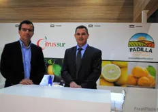 Ignacio Schatz, director gerente, y Nicolás Rabinovich, gerente general para Asia, de CitrusSur, Argentina.
