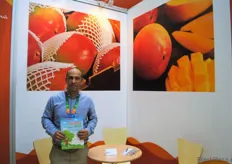 Juan Carlos Rivera, de APEM, la Asociación de Productores y Exportadores de Mango de Perú. Explicó que, por la floración que hay en estos momentos, esperan volúmenes similares a los de la temporada pasada.