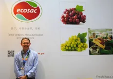 Gerd Burmester, director comercial de Ecosac Perú, una de las empresas de uvas de mesa afectadas por las inundaciones este año.