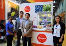 Aurora Bazán, Jorge Arangurí B., Jorge Arangurí C. y Cristina Albuquerque, del equipo de Danper, Perú.