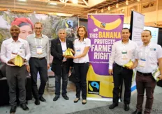 Fairtrade America, representante de Fairtrade International en los Estados Unidos; CLAC, que es la red de productores de Latinoamérica, y también Uniban, productor de Colombia.