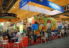 El estand de Guatemala. Este año han celebrado 30 años de participación continuada en la PMA Fresh Summit.