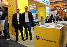 Ricardo Rodríguez y Sergio Quillo, de Msc, naviera internacional de transporte de contenedores.