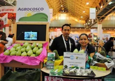 Alejandro Reyes Moreno y Araceli Martínez Marín, de Agrocosco, México. Sus principales productos son los chayotes.