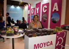 Fina Mena, de Moyca, productora y exportadora de uvas de mesa convencionales y orgánicas.