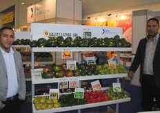 Ángel Peña y Freddy Valenzuela, de Quality Export, República Dominicana. Ángel Peña vive en Italia y están trabajando en la apertura del mercado europeo.