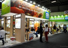 Colombia ha tenido un stand mucho más grande este año y un mayor número de participantes.
