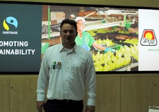 Koen, de Tropical Marketing, asociada a la oficina europea de Uniban