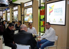 También acudió a la feria Pacific Fruits, de Colombia