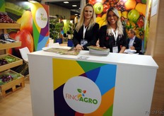 Michelle y Waleska de FinoAgro (Finobrasa), Brazil. La segunda vez como expositor