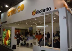 Stand de la empresa productora de cítricos más grande de España, la recién creada Citrico, unión de la castellonense Martinavarro y la onubense Rio Tinto.