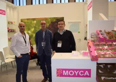 Stand de Moyca, empresa de Murcia especializada en uva de mesa sin semilla.