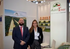 David Olmos y Almudena García, de la empresa murciana Agrotomy.