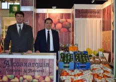 José Antonio Alconchel y José Antonio Alconchel Jr., de Alcoaxarquía. La empresa malagueña acaba de abrir una filial en Perú.