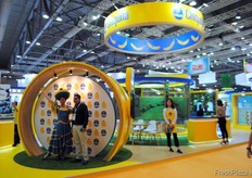 Como en cada feria, Chiquita ha tenido un stand que ha destacado del resto.