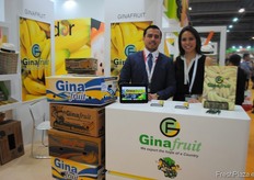 Hugo y Gina Castro, de Ginafruit, Ecuador.