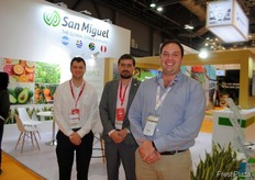 Andries Du Preez, Andres Haloua y Ronald Ferreira, de San Miguel, Argentina.