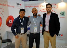 El equipo de Decco, empresa española. Ha sido su primera vez como expositores en la feria.
