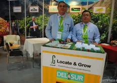 La empresa Locate and Grow, Fresh Produce from South America, presentando sus diferentes marcas.