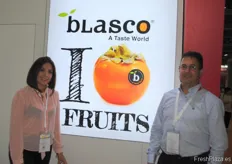 Blasco Fruit promocionando el kaki español.