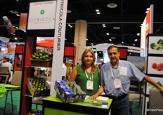 También Susana Gómez y Rafael Escalera, de Citrícola Couturier.
