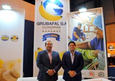 Carlos Fálquez y Boris Bonicca, de la empresa ecuatoriana Grubafal SA. 