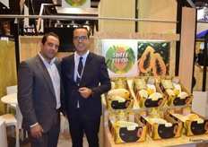 Juan Valls y Gullermo González, dos de los tres productores de SWEET PAPAYA, la nueva marca de papaya de Canarias. 