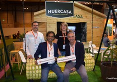 Stand de Huercasa, empresa con adn Country especialista en producción de maçiz dulce cocido, remolacha cocida y otros productos de V gama saludables listyos para comer. 