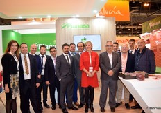 Stand de Planasa, líder en obtención de variedades de fresa y berries, ajo, espárrago y fruta de hueso, entre otros. 