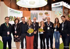 Stand de la empresa valenciana Intersemillas, especialistas en semillas de melón y sandía y cebolla entre muchas otras especies. Son los obtentores del melón Sorolla, el primer piel de sapo con carne naranja. 