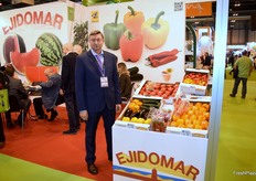 Stand de Ejidomar con su presidente José Antonio Baños. 