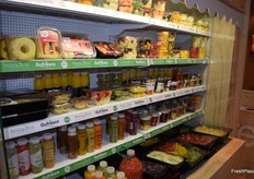 Productos de IV gama expuestos en el stand de Gufresco