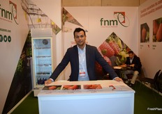 Fernando Zaforas, Marketing Manager de FNM Fresas Nuevos Materiales. Este año han presentado una nueva variedad de fresa y de frambuesa para el sector de los berries en Huelva