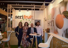 Stand de Serifruit, de Castellón, empresa productora y comercializadora de naranjas y mandarinas. 