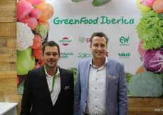 Martijn van Zandwijk (izquierda) y Paul van Groningen (derecha), en el stand de Greenfood Ibérica.