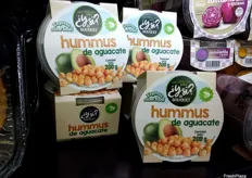 Nuevo Hummus de aguacate expuesto en el stand de Anecoop.