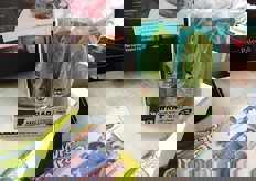 Lechugas para la elaboración de wraps, como alternativa al pan, expuestos en el stand de Rijk Zwaan.