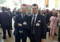 Alfons Royo, gerente de Royo Fruits, empresa productora y exportadora de cítricos junto a Lorenzo Carrasco, de Central Dica.