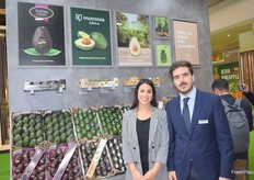 Luisa Mejías y Jaime Miñán, en el stand de Montosa