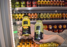 Nuevos gazpacho de mango y de aguacate en el stand de Avomix, del grupo Reyes Gutiérrez.