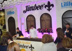 Show cooking de Jordi Cruz, de Masterchef, con el nuevo melón galia Lililup, en el stand de Jimbofresh.