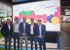 Parte del equipo técnico, comercial y de calidad de Onubafruit, líder en producción de berries, que en esta edición estrenó nueva imagen.