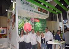 Equipo de Intersemillas, presentando la nueva variedad de sandía sin semillas Menina.