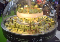 Guacamole, guacamole Bio y Gazpacho de aguacate en el stand de Trops.