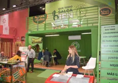 Stand de Kiwi Atlántico, líderes en producción y comercialización de kiwi en España.