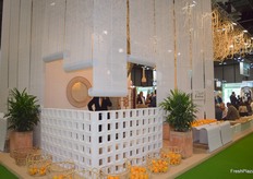 Stand de Fontestad, empresa valenciana productora de cítricos.