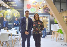 Stand de Vicente Peris, marca de melón y sandía.