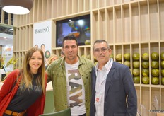 Stand de Bruñó, marca de melón y sandía.