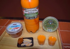 Sobrasada a base de tomate seco, gazpacho y guacamole de Bonnysa.